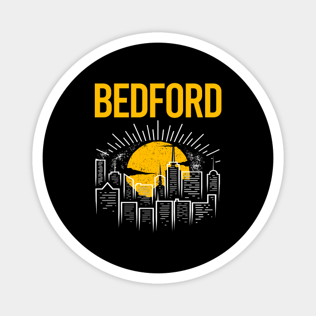 Yellow Moon Belleville Magnet by flaskoverhand